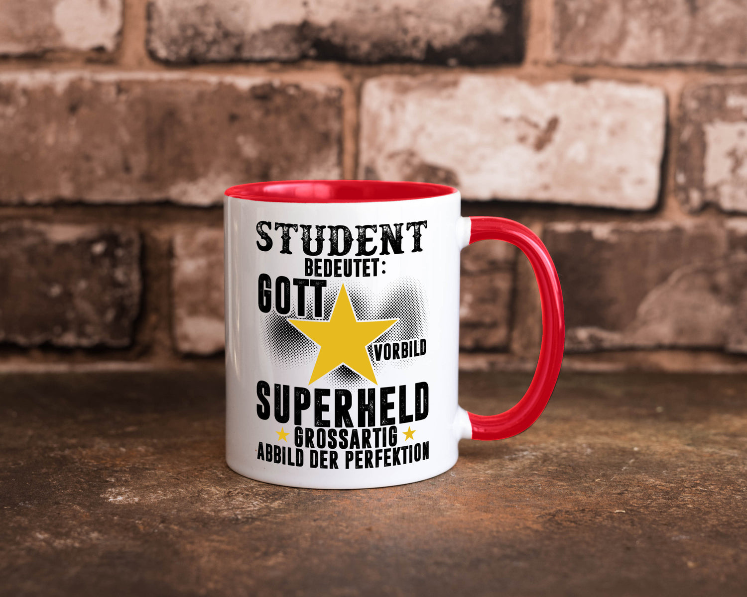 Bedeutung von Student | Universität Uni Studium Geschenkidee Humor Tasse