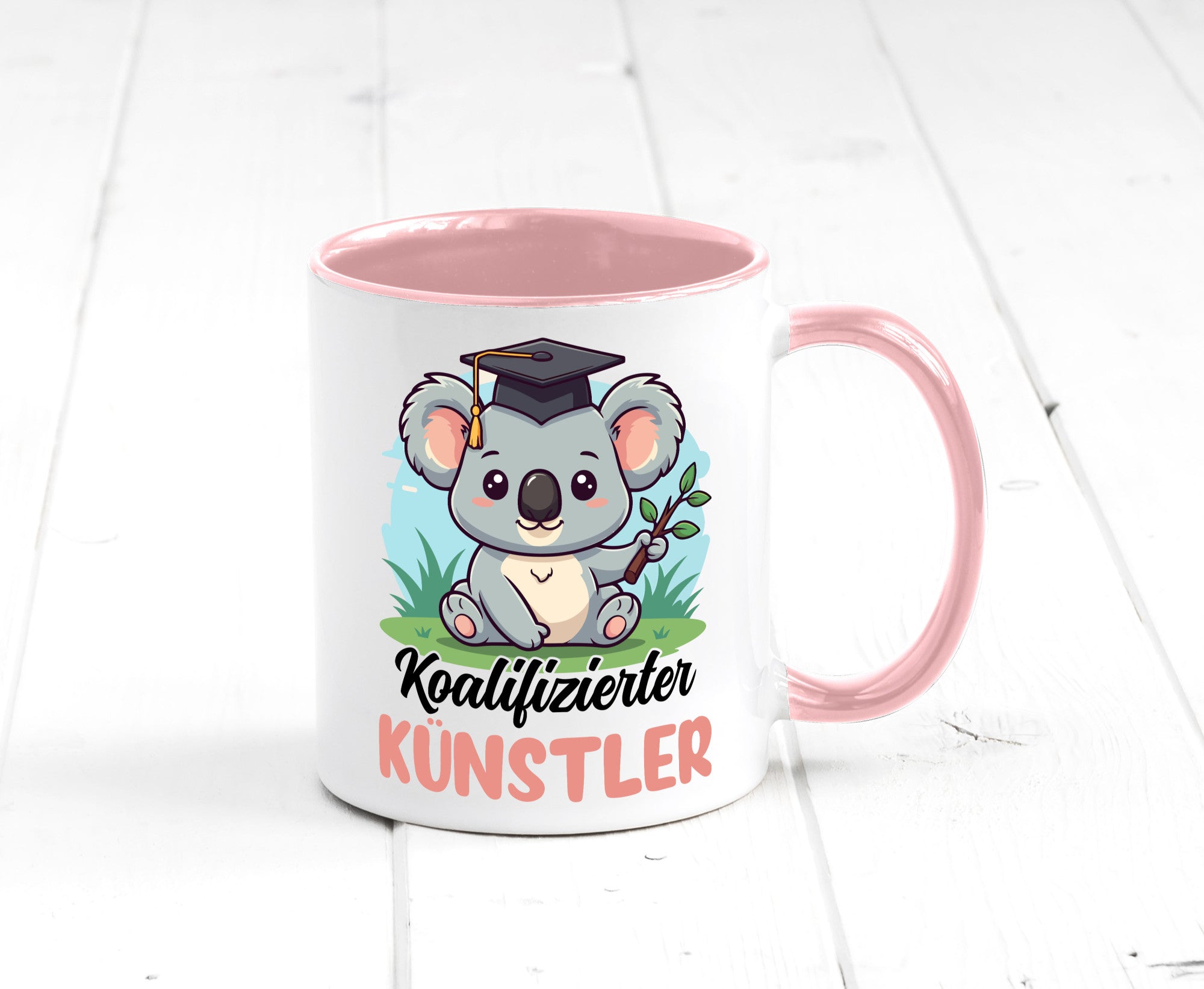 Koalifizierter Künstler | Kunst Humor Geschenkidee Tasse