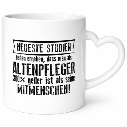 Neuste Studien: Altenpfleger | Pflegepersonal Altenheim Geschenkidee Humor Tasse