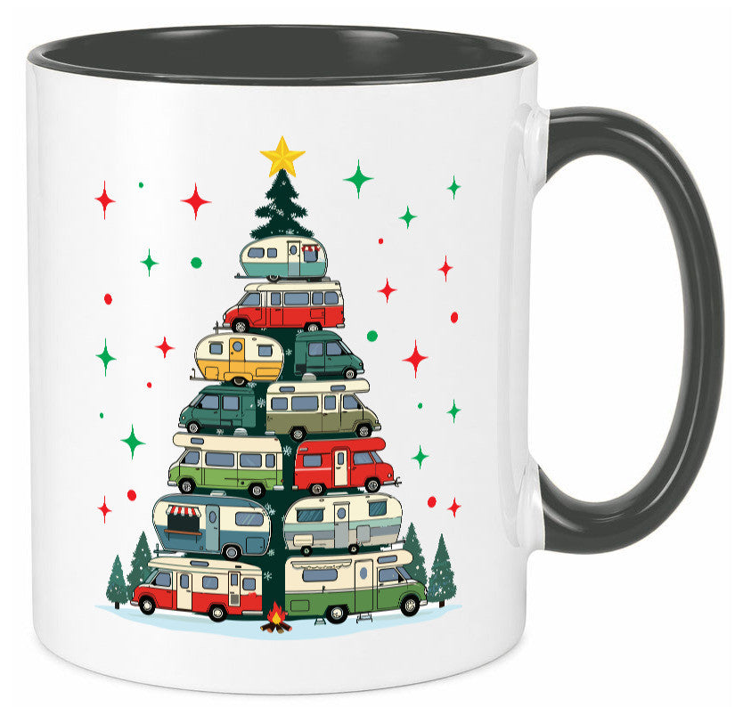 Camper | Camping Weihnachten Fahrzeuge Baumlichter v2 lustig Humor Geschenkidee