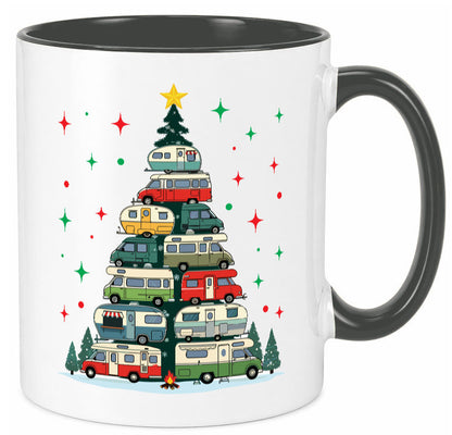 Camper | Camping Weihnachten Fahrzeuge Baumlichter v2 lustig Humor Geschenkidee
