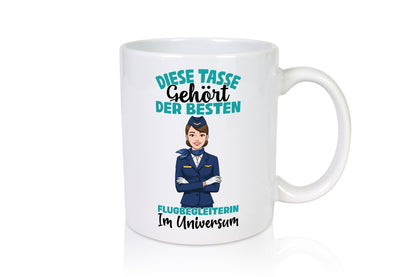 Im Universum: Flugbegleiterin | Stewardess Flughafen lustig Humor Geschenkidee