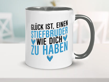 Stiefbruder wie dich | Glück lieber Bruder Geburtstag Geschenkidee Humor Tasse