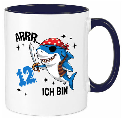 12. Geburtstag | 12 Jahre Arr Pirat Hai Piraten Geschenk Geschenkidee lustiger