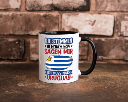 Uruguay | Urlaub Stimmen in meinem Kopf Traumland Geschenk Humor Geschenkidee