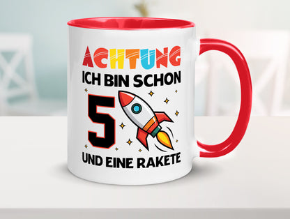 5. Geburtstag | Rakete Weltraum 5 Jahre Galaxy lustig Geschenkidee Geschenk