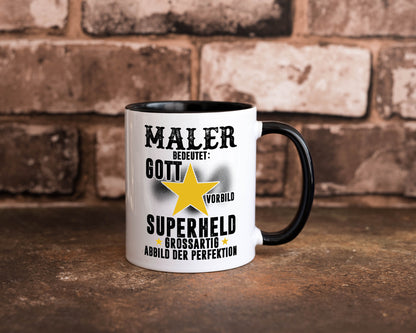Bedeutung von Maler | Malerei Humor Geschenkidee Tasse