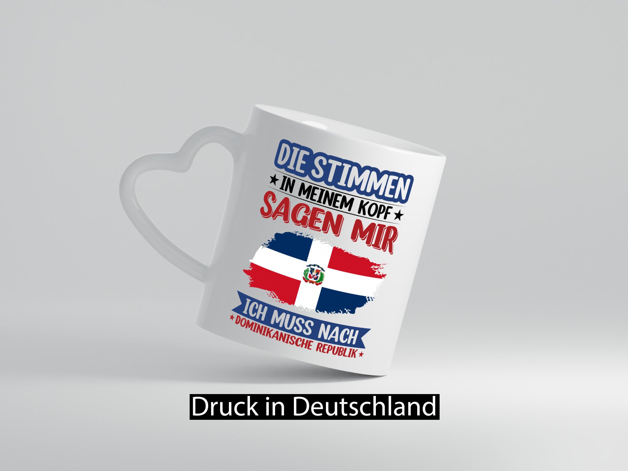 Dominican Republic | Holiday Voices in my Head Funny Gift Idea Mug