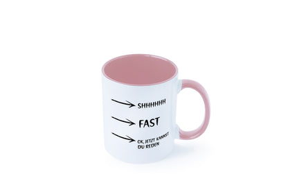 Jetzt kannst du reden | Morgenmuffel Kaffeetrinker Humor Geschenkidee Tasse