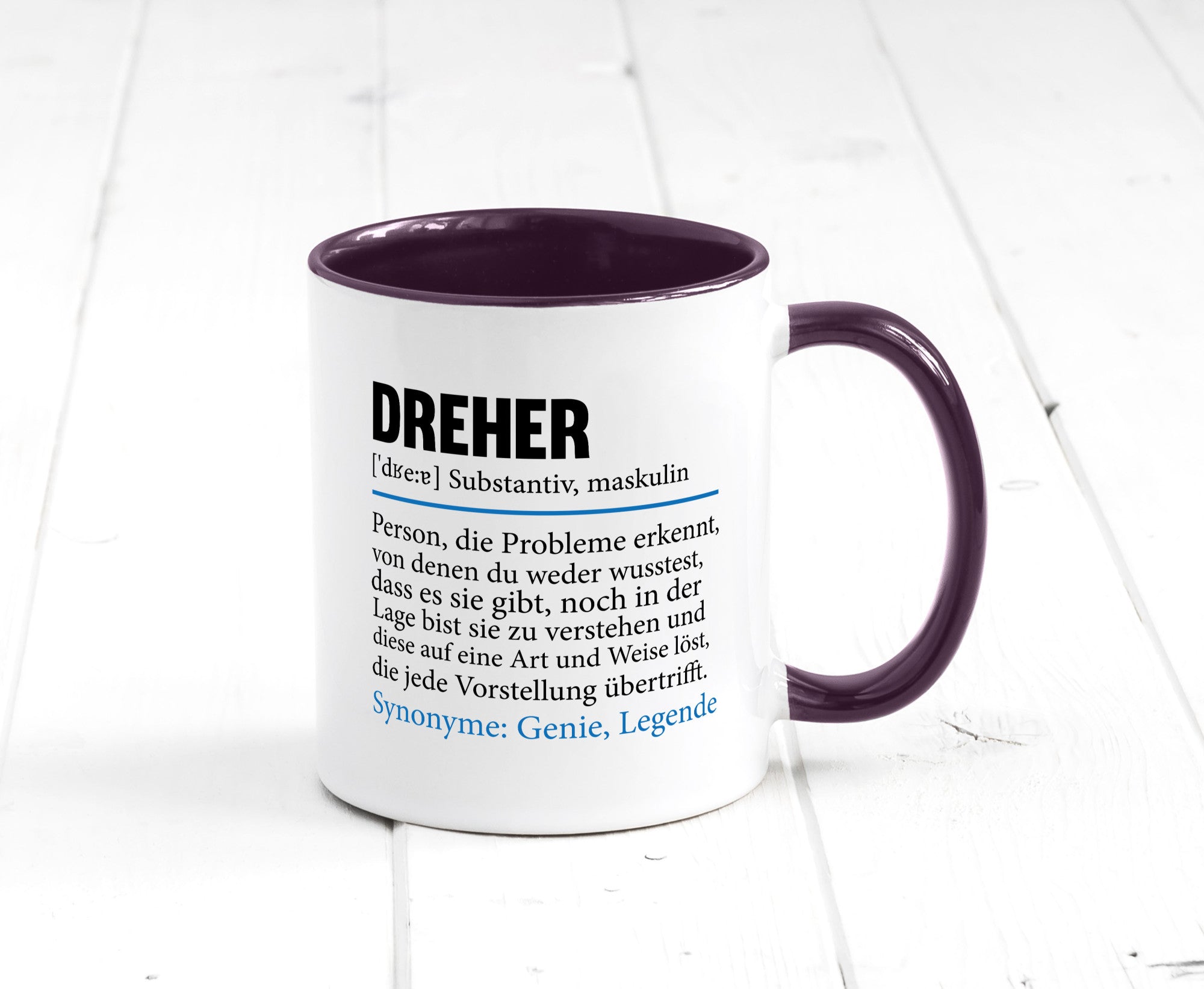 Dreher Humor | Fräser Zerspannungsmechaniker Geschenkidee Tasse