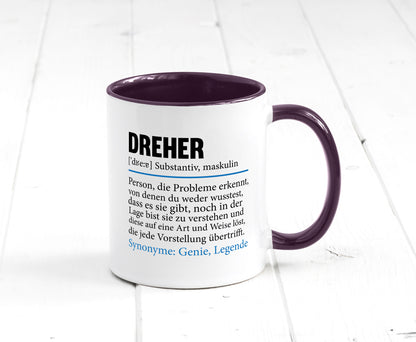 Dreher Humor | Fräser Zerspannungsmechaniker Geschenkidee Tasse