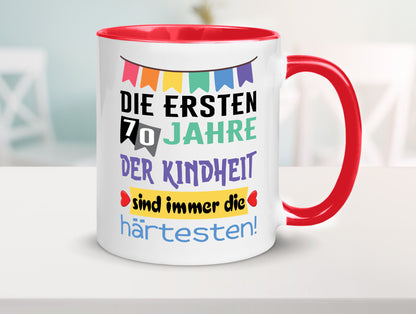 Die ersten 70 Jahre der Kindheit | 70. Geburtstag Rentner Humor Ruhestand