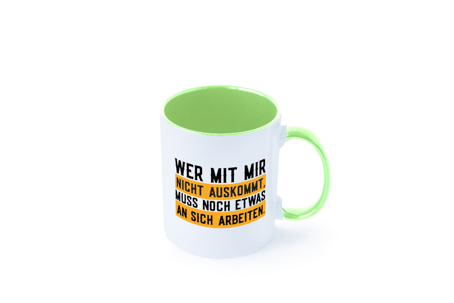 Wer mit mir nicht auskommt | Selbstbewusst lustiger Spruch Geschenk Humor