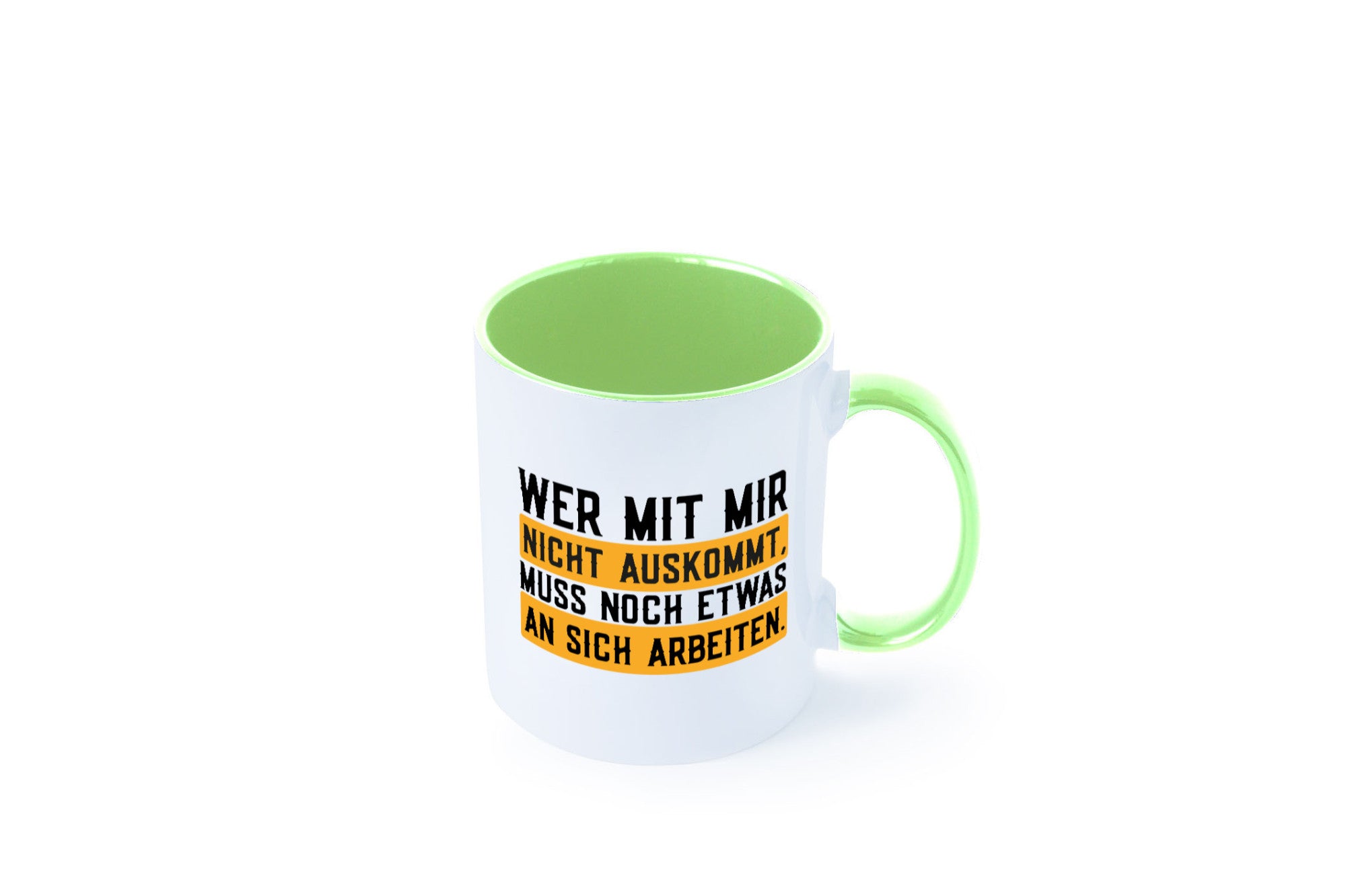 Wer mit mir nicht auskommt | Selbstbewusst lustiger Spruch Geschenk Humor
