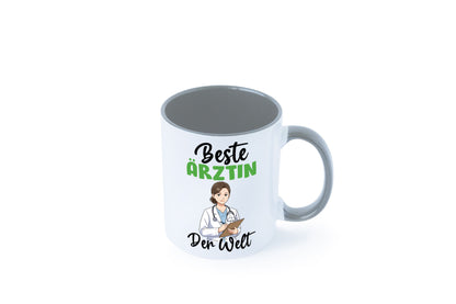 Beste Ärztin | Medizin Doktorin Fachärztin v2 Humor Geschenkidee Tasse