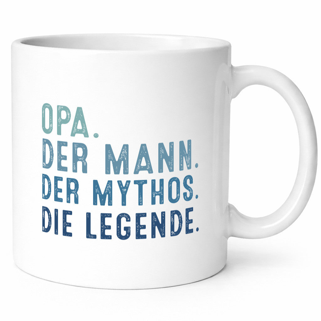 Der Mann. Mythos. Die Legende | Opa Bester Geschenkidee Familie Humor Tasse