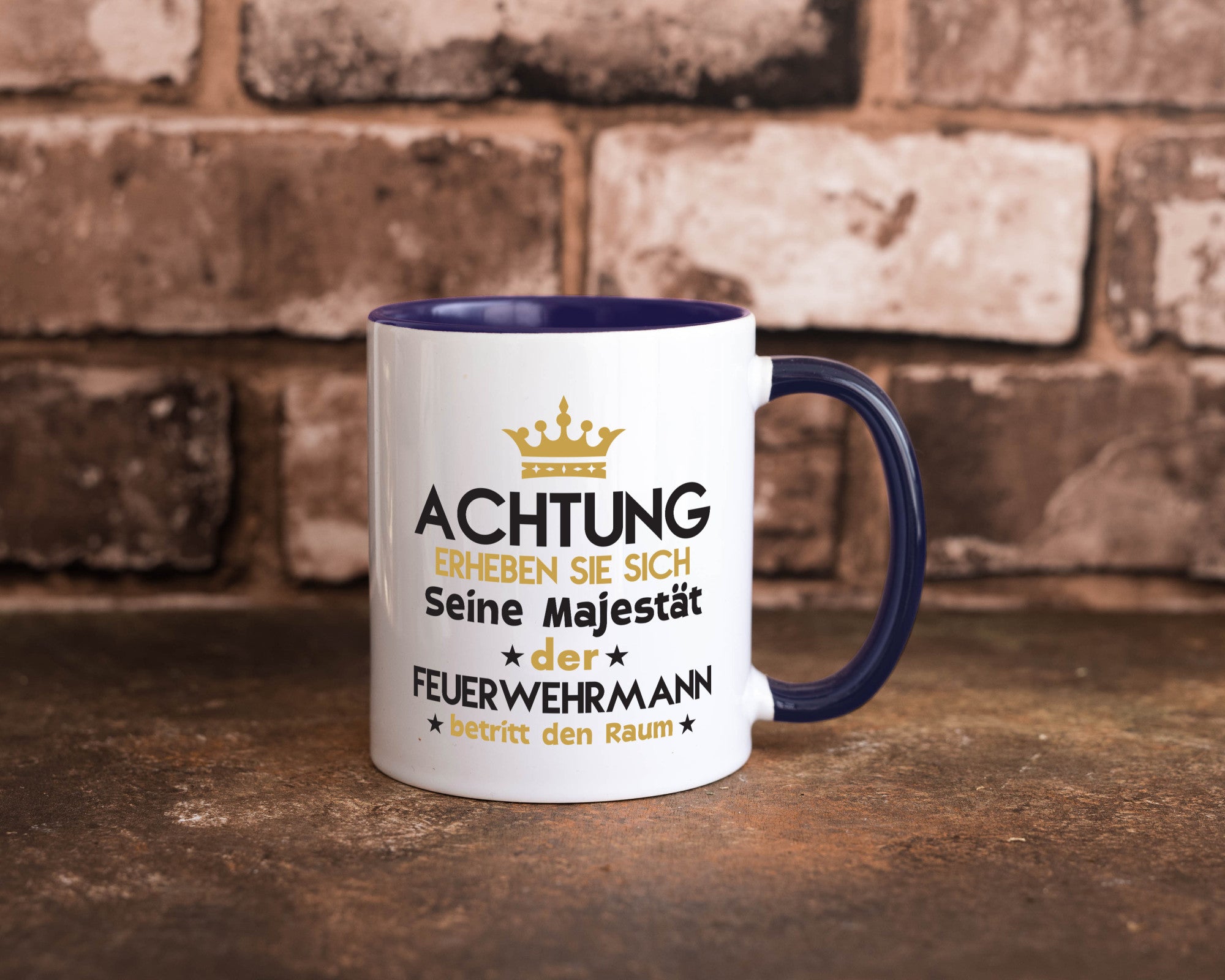 Seine Majestät Feuerwehrmann | Feuerwehr Geschenk Humor Geschenkidee lustiger