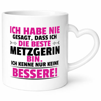 Die Beste Metzgerin | Fleischerin Geschenkidee Humor Tasse