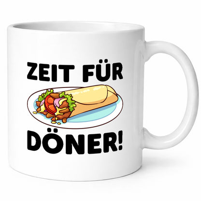 Zeit für Döner | Kebab Dönerladen v2 Geschenkidee Humor Tasse