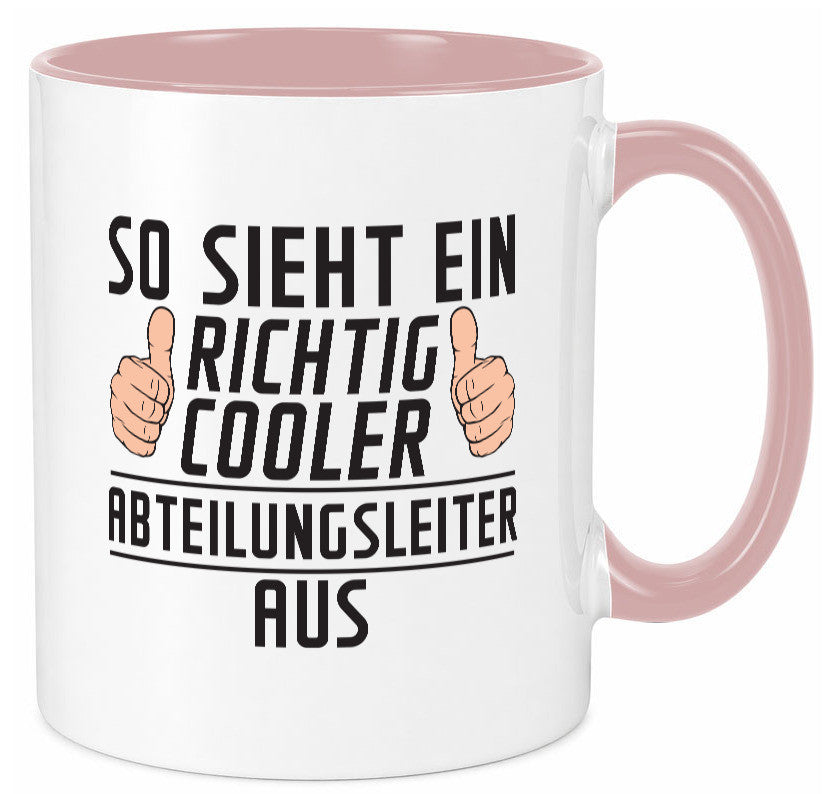 Richtig Cooler Abteilungsleiter| Führungskraft lustiger Spruch Geschenk Humor