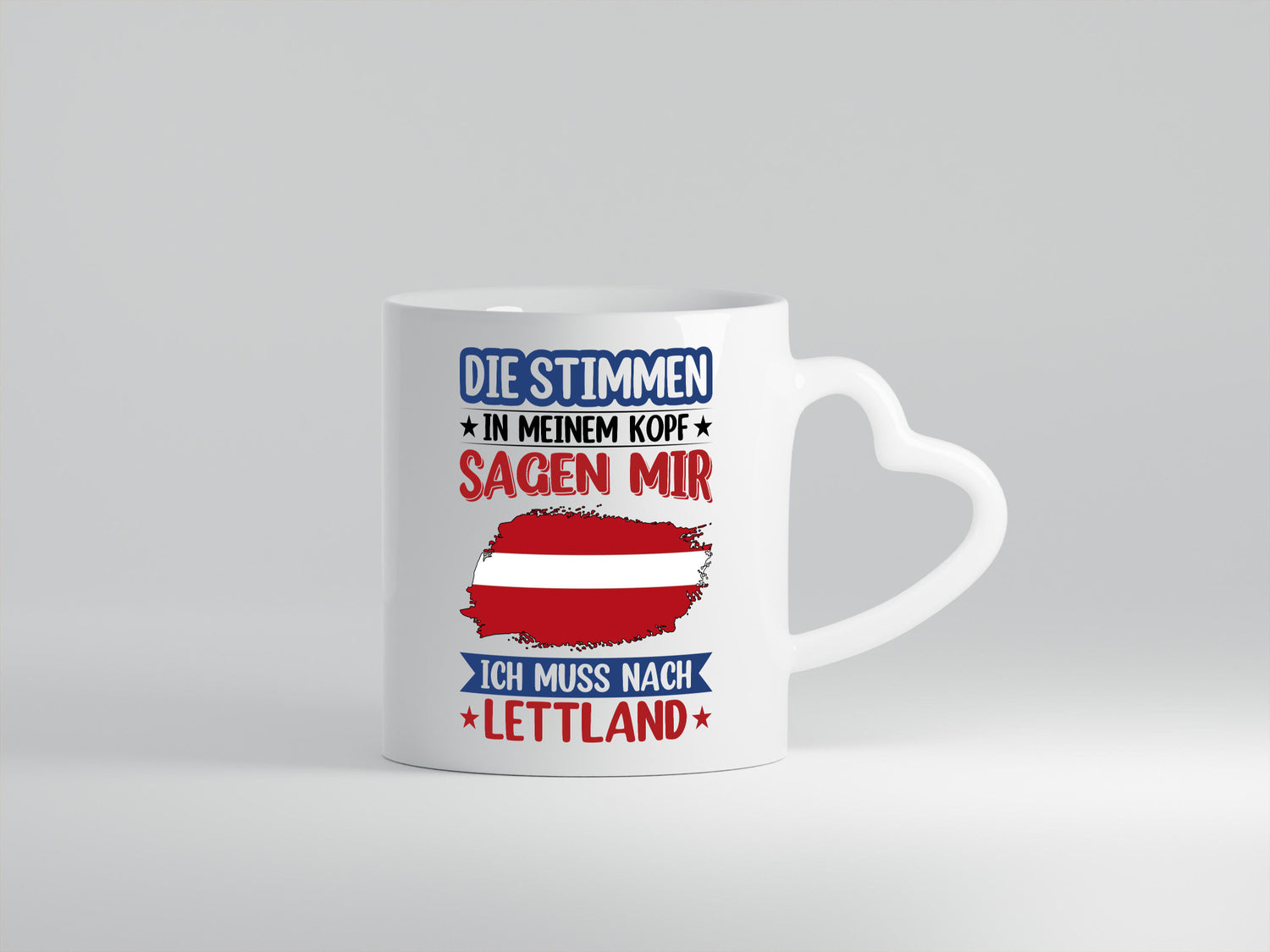 Lettland | Urlaub Stimmen in meinem Kopf Traumland lustig Humor Geschenkidee