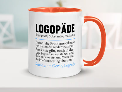 Logopäde | Spruch lustig Sprachtherapie Beruf lustiger Geschenk Arbeit Kollegen