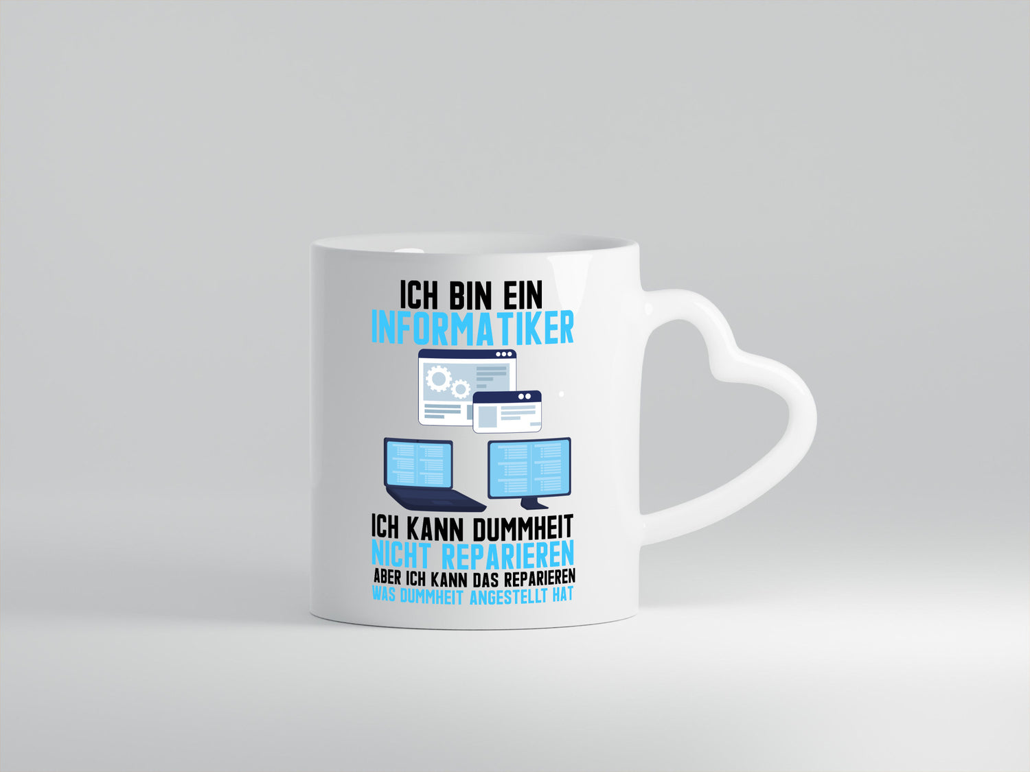 Ich bin Informatiker | Dummheit Programmierer Computer Geschenkidee Humor Tasse