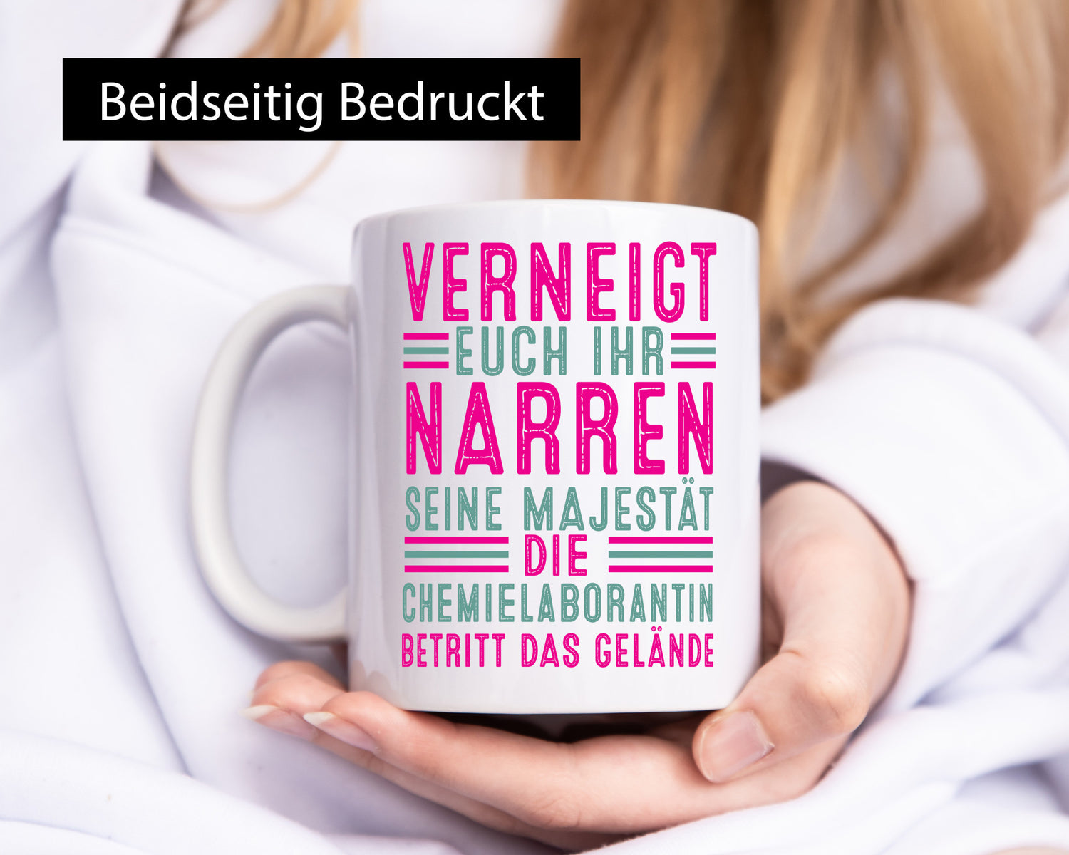 Verneigt euch: Chemielaborantin | Laborantin Chemie v2 lustig Humor