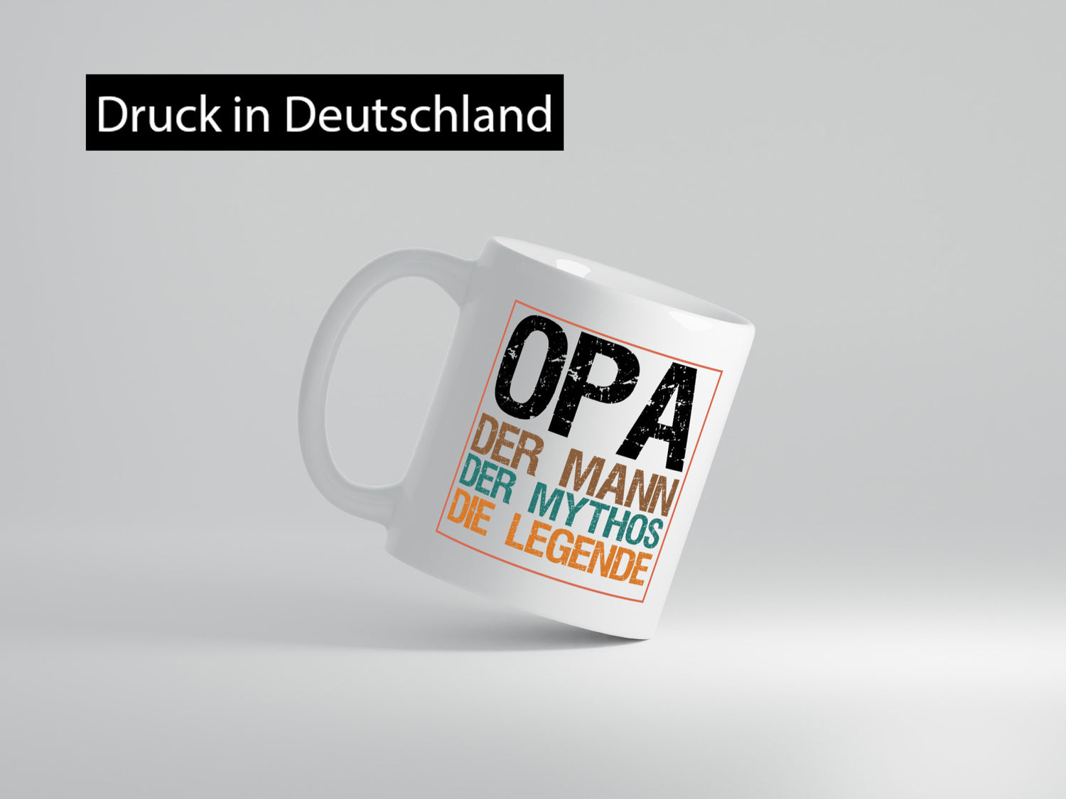 Opa, Mann, Mythos, Legende Humor Familie Geschenkidee Tasse