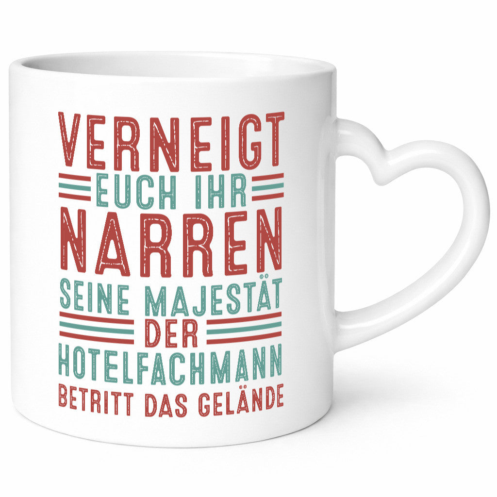 Verneigt euch: Hotelfachmann |Hotel Geschenkidee Humor Tasse