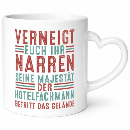 Verneigt euch: Hotelfachmann |Hotel Geschenkidee Humor Tasse