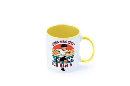 6 Geburtstag | Jahre Digga was geht ab Fußball lustiger Spruch Geschenk