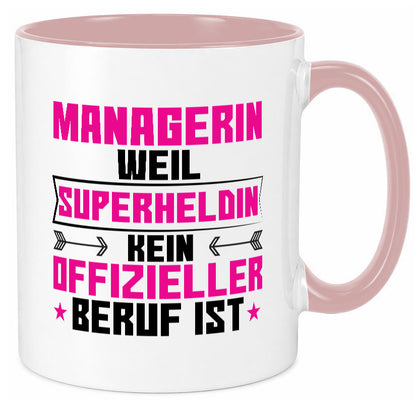 Superheldin Managerin | Management Humor Geschenkidee Tasse