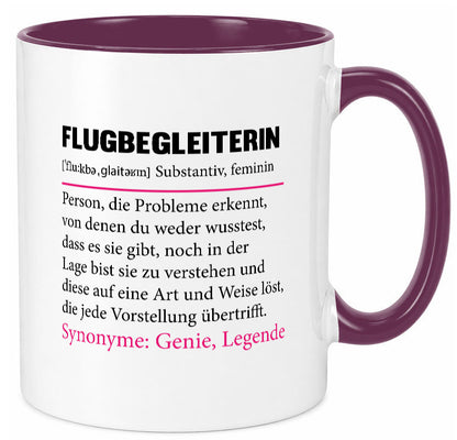 Flugbegleiterin | Spruch Stewardess Flughafen lustiger Geschenk Humor