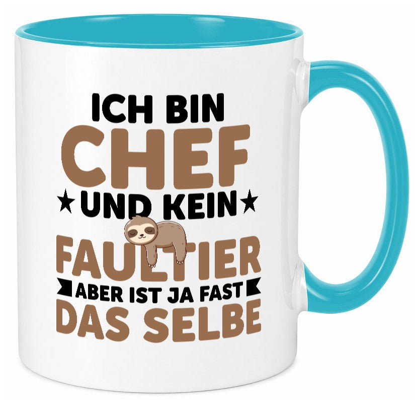 Ich bin kein Faultier: Chef | Führungskraft Vorgesetzter lustig Arbeit Kollegen Tasse