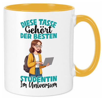 Im Universum: Studentin | Uni Studium Universität Geschenk Humor Geschenkidee