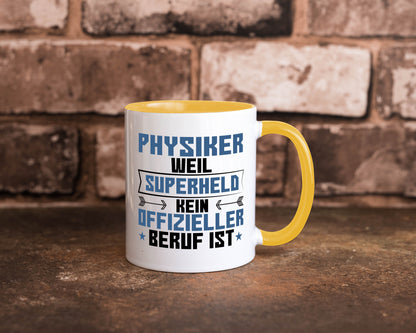 Superheld Physiker | Physik Geschenk Humor Geschenkidee lustiger Spruch Tasse