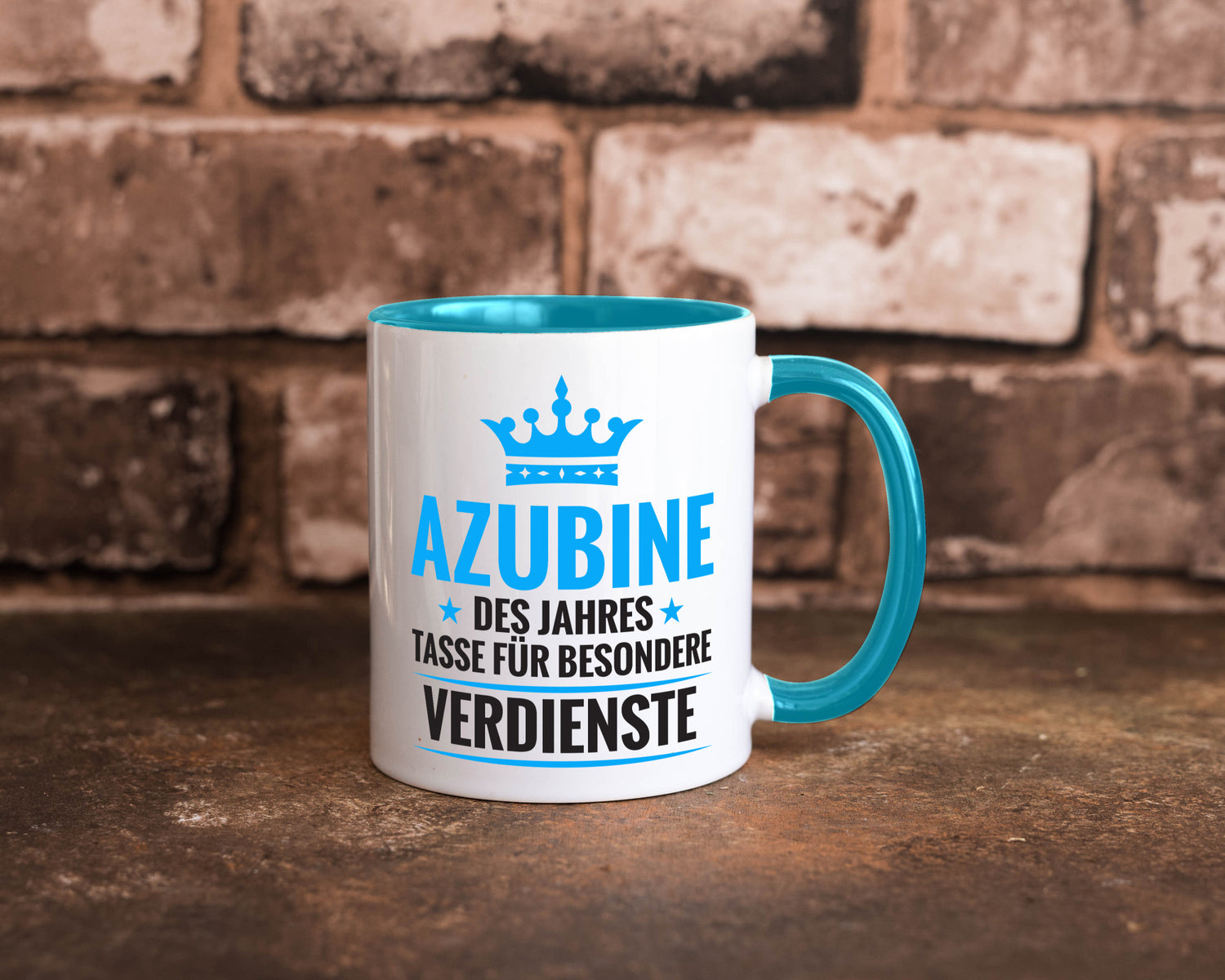 Besonderer Verdienst: Azubine | Ausbildung Lehrling lustig Humor Geschenkidee