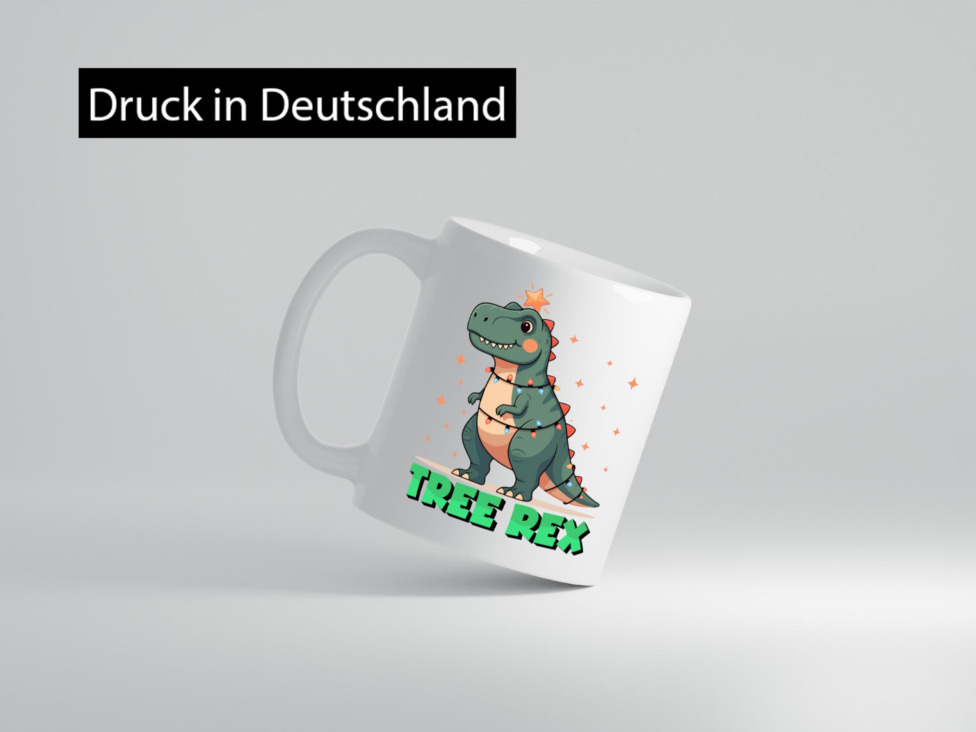 Tree Rex | Dinosaurier Weihnachten lustig Humor Geschenkidee Geschenk Tasse
