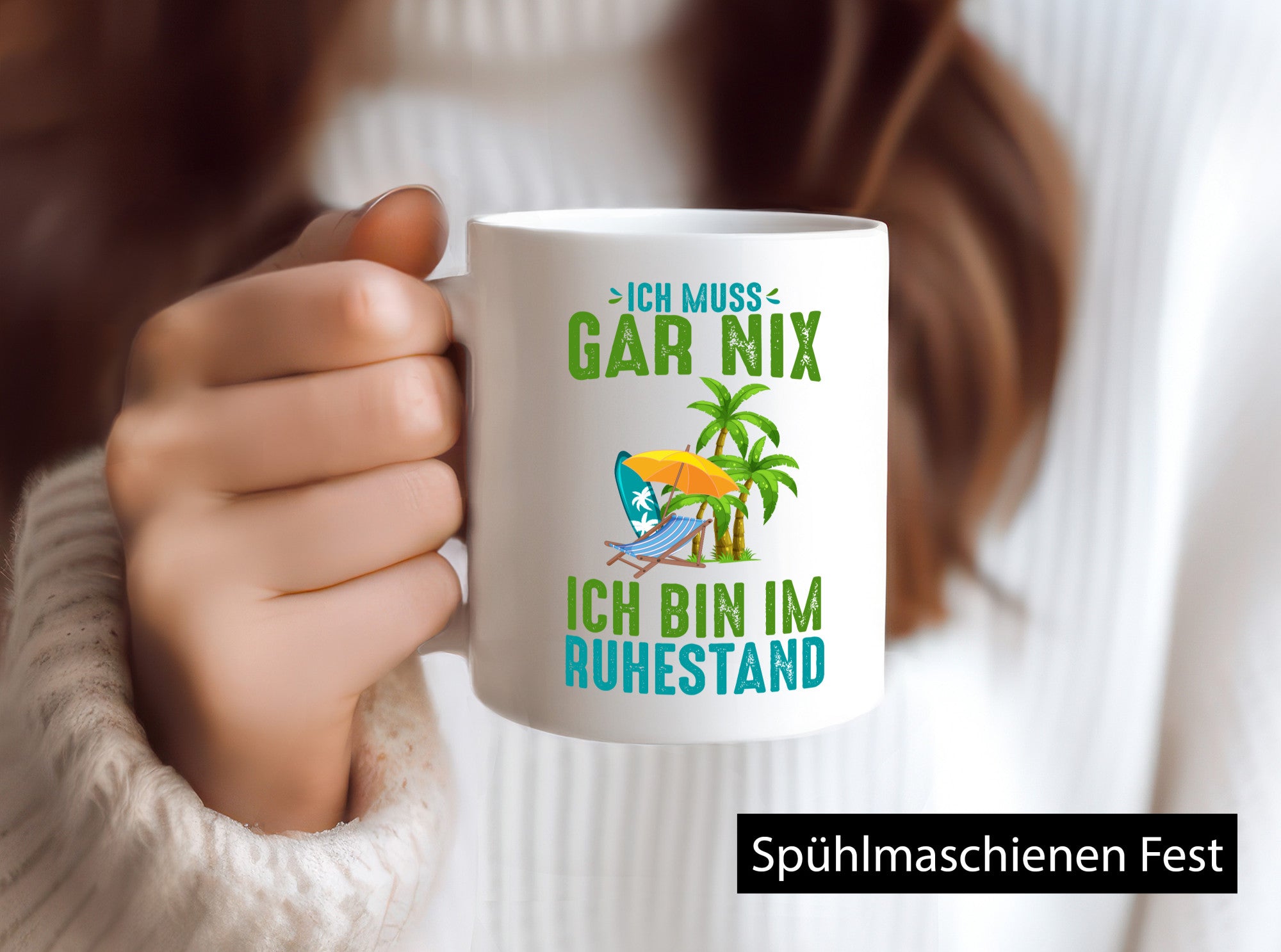 Ich muss gar nix bin im Ruhestand | Rentner lustiger Spruch Geschenk Jubiläum