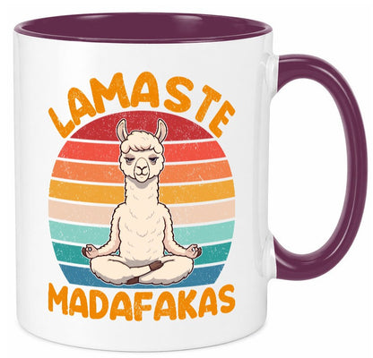 Lamaste | Madafakas Lama Vintage Humor Geschenkidee Tasse
