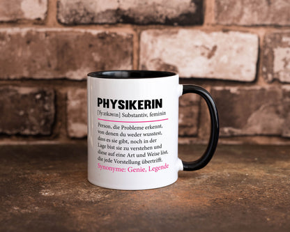 Physikerin | Spruch Physik Humor v2 Geschenkidee Tasse