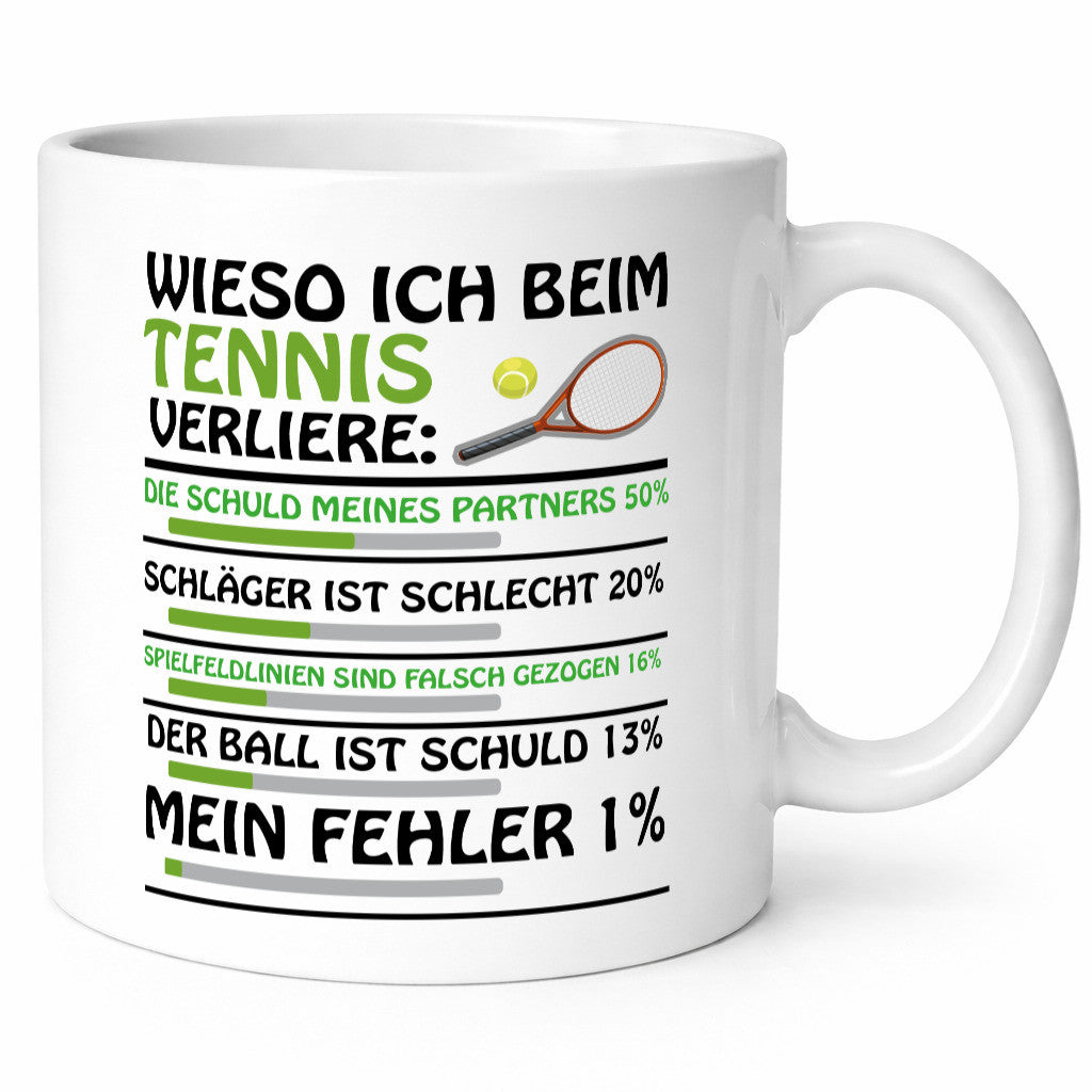Tennisspieler Tasse lustiger Spruch Geschenk Humor Geschenkidee