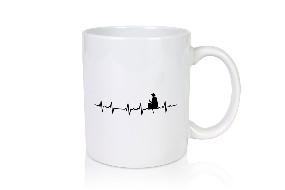 Rudern Herzschlag | Motiv Ruderer Boot Kanu Geschenk Humor Geschenkidee