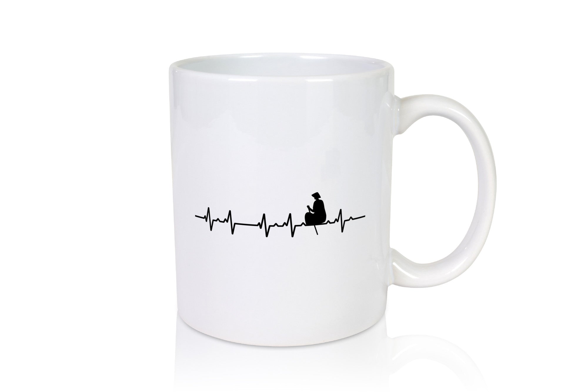Rudern Herzschlag | Motiv Ruderer Boot Kanu Geschenk Humor Geschenkidee