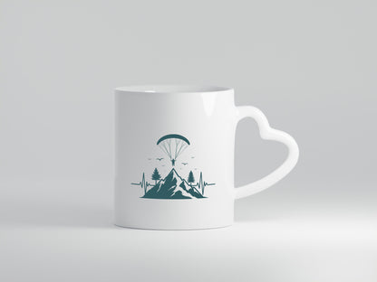 Gleitschirm | Motiv Paragleiter Gleitschirmfliegen vl5 Humor Geschenkidee Tasse
