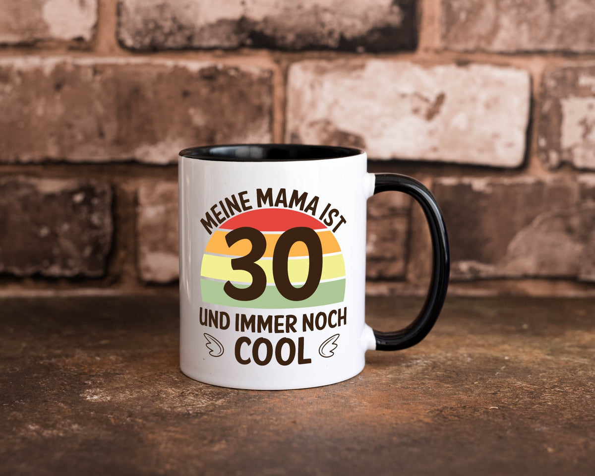 Mama 30, noch cool | Flügel lustig Familie Geschenkidee Geschenk Tasse