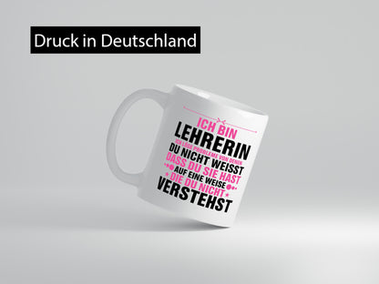 Löse Probleme: Lehrerin | Schule Beruf Schüler v2 Geschenk Arbeit Kollegen Büro