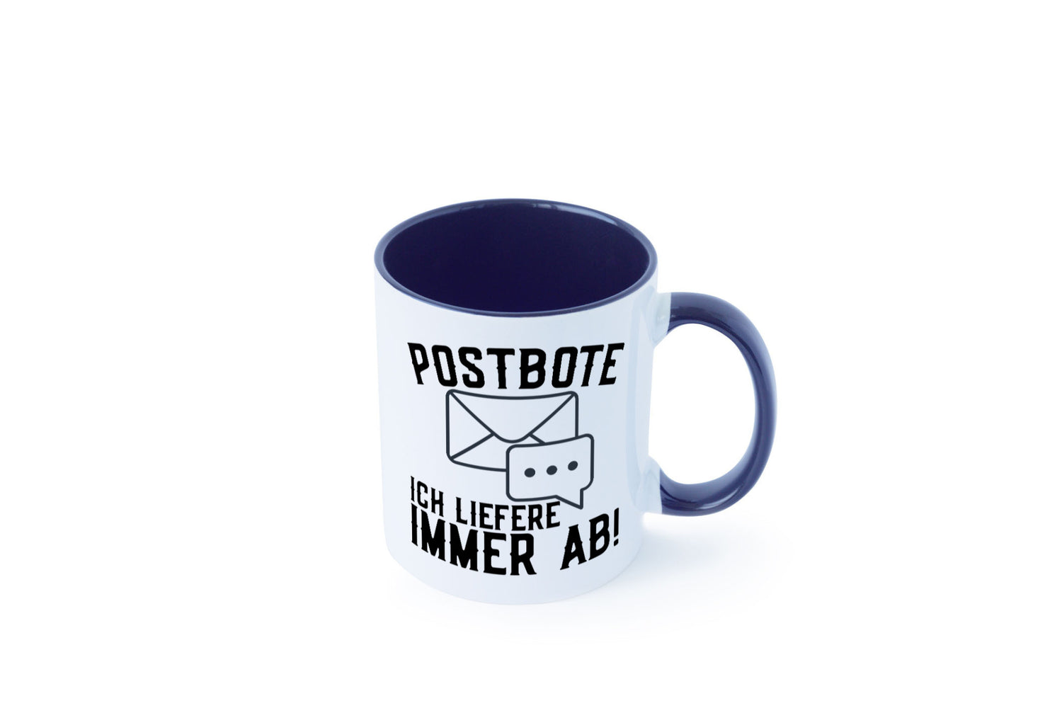 Ich liefere immer ab | Postbote Brief Zusteller Kurier Geschenk Humor