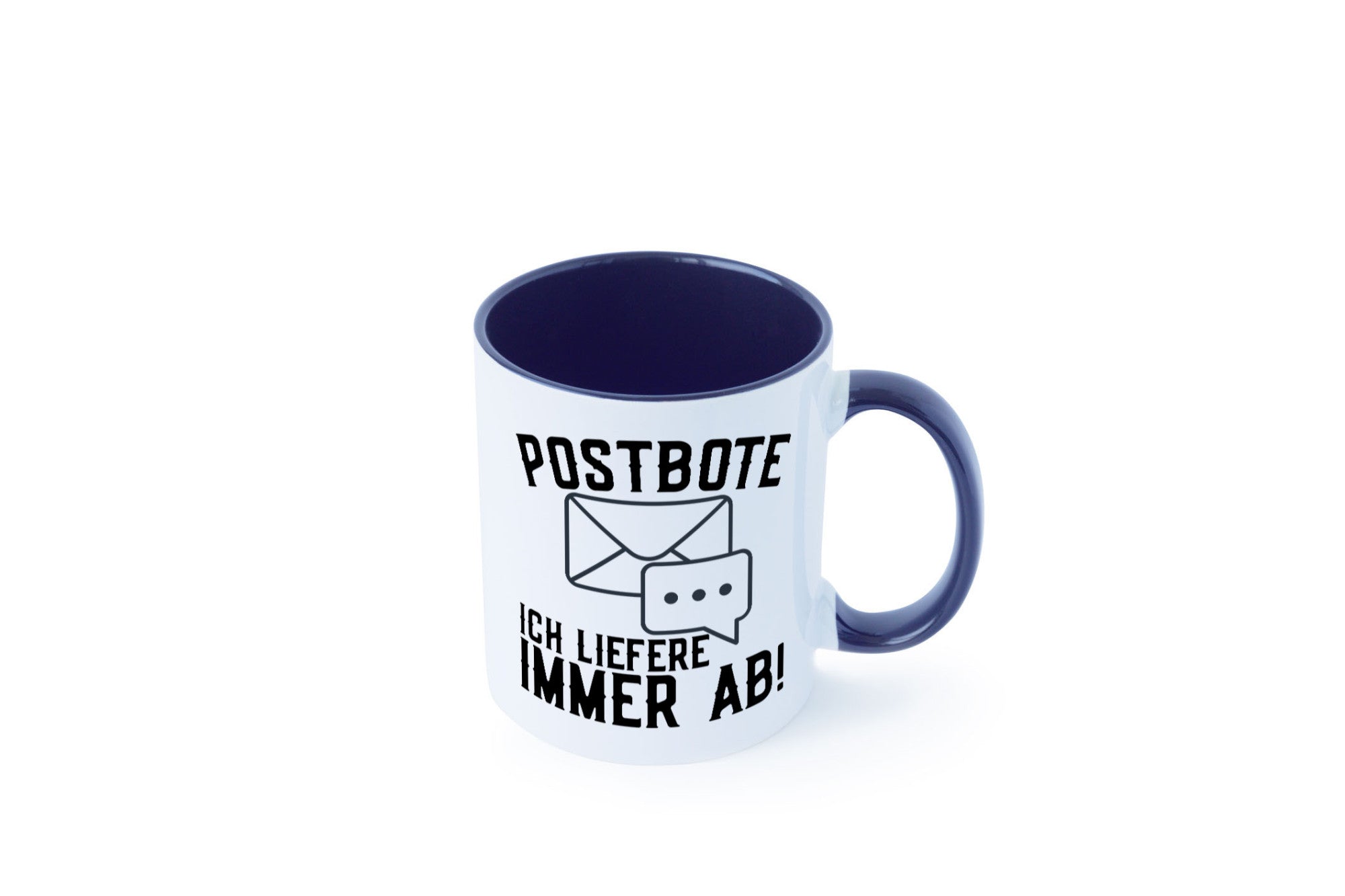 Ich liefere immer ab | Postbote Brief Zusteller Kurier Geschenk Humor